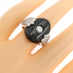 K18WG Nhẫn Onyx - Hàng hiệu Chính hãng 854258