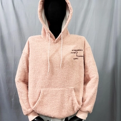 Áo hoodie lông cừu lót nỉ