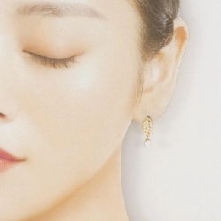 K18YG Bông tai ngọc trai Akoya 5.1mm - Hàng hiệu Chính hãng 869836