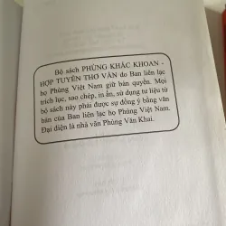 PHÙNG KHẮC KHOAN - HỢP TUYỂN THƠ VĂN, sách bìa cứng bọc da, xb 2012 971200