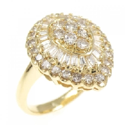 Nhẫn kim cương K18YG 1.30CT