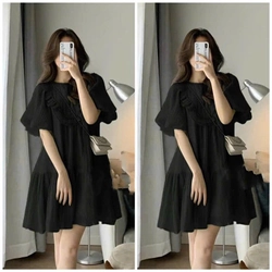 Đầm đuôi cá chất đũi tơ có lớp lót mới 100%