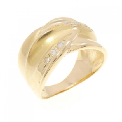 Nhẫn kim cương K18YG 0.10CT