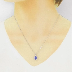 K18WG Đá Tanzanite Dây Chuyền 1.21CT - Hàng hiệu Chính hãng 862736