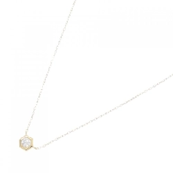 Dây chuyền kim cương K18YG 0.08CT - Hàng hiệu Chính hãng 863595