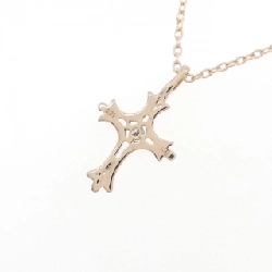 K10PG Vòng cổ kim cương chéo 0.01CT - Hàng hiệu Chính hãng 859635