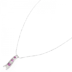 K18WG Dây chuyền ruby 0.25CT - Hàng hiệu Chính hãng 858918