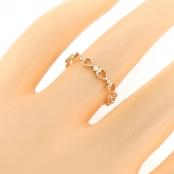 Nhẫn kim cương K10PG hình trái tim 666920