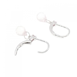 K18WG Bông tai đá hồng ngọc - Hàng hiệu Chính hãng 869761