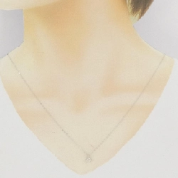 K18WG Dây chuyền kim cương 0.329CT - Hàng hiệu Chính hãng 860584