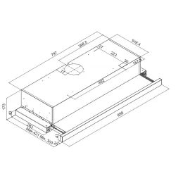 Máy Hút Mùi Âm Tủ 3AF3-941X Mặt Inox - Nâng Tầm Vẻ Đẹp Đồng Bộ Của Hệ Thống Tủ Bếp 591899