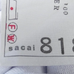 SACAI COTTON JERSEY 25-08187 Áo - Hàng hiệu Chính hãng 774643