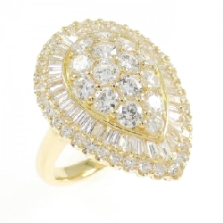 Nhẫn kim cương K18YG 2.40CT - Hàng hiệu Chính hãng