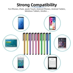 Combo 5 bút cảm ứng đa năng chi Iphone, Ipad, điện thoại Samsung (Màu ngẫu nhiên) 330807