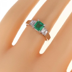 Nhẫn Emerald PT900 0.67CT 671328