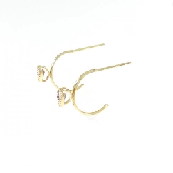 K18YG Tourmaline Bông tai - Hàng hiệu Chính hãng 868083