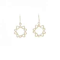 K18YG Bông tai - Hàng hiệu Authentic