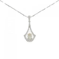 K18WG Dây chuyền kim cương 0.913CT - Hàng hiệu Chính hãng