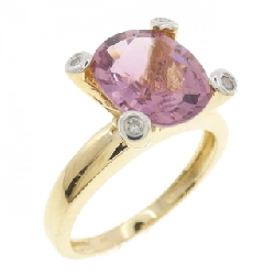 Nhẫn tourmaline K18YG/K18WG