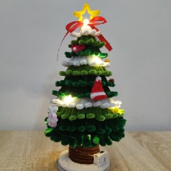 Thông noel bằng kẽm nhung 25220