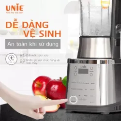 🌱 Máy làm sữa hạt UNIE V8S – 10 chức năng nấu, thông báo bằng giọng nói 783584