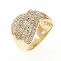 Nhẫn kim cương K18YG 2.73CT