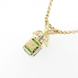 K18YG Đá màu Dây chuyền - Hàng hiệu Chính hãng 861088