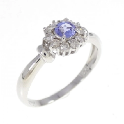 Nhẫn Tanzanite PT900 - Hàng hiệu Chính hãng