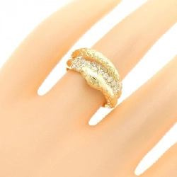 Nhẫn kim cương K18YG hình rắn 0.52CT 669478