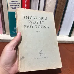 [Có Thể Là Bản Photo] - II Sách Pháp Luật: Thuật Ngữ Pháp Lý Phổ Thông (2 Tập) - 1986•1987 755364