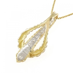 K18YG/PT900 Dây chuyền kim cương 0.24CT - Hàng hiệu Chính hãng 858307