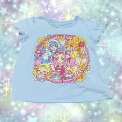 Áo thun Y2K size S-M xanh pastel