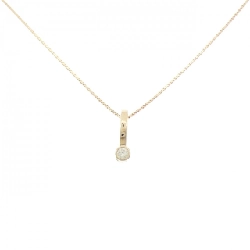 Dây chuyền kim cương 750YG/K18YG 0.186CT - Hàng hiệu Authentic