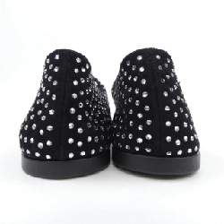 Giày ballet suede có đá pha lê PRADA 1F797N 660169