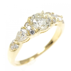 Nhẫn kim cương K18YG 0.68CT