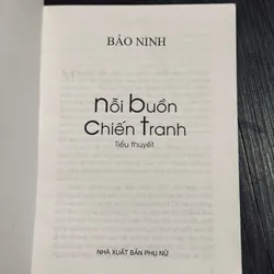 Nỗi buồn chiến tranh song ngữ Anh - Việt 577009