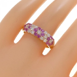 Nhẫn Sapphire Hoa K18YG 0.60CT - Hàng hiệu Chính hãng 848241