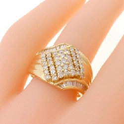 Nhẫn kim cương K18YG 1.00CT 671347