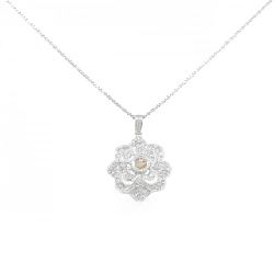 K18WG Dây chuyền kim cương 0.40CT - Hàng hiệu Chính hãng