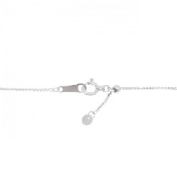 K18WG Nhẫn ngựa kim cương dây chuyền 0.30CT - Hàng hiệu Authentic 861507