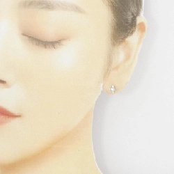 Bông tai kim cương K18WG 0.12CT - Hàng hiệu chính hãng 870176