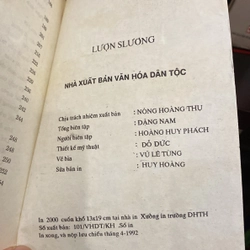 LƯỢN SLƯƠNG - HÁT GIAO DUYÊN DÂN TỘC TÀY (XB 1992) 550407