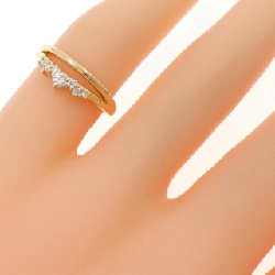 Nhẫn nhẫn hồng kim cương K18YG 0.11CT - Hàng hiệu Authentic 850023