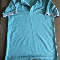 Áo golf nam sz M xanh 12370