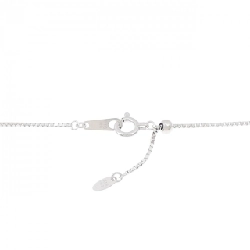 K18WG Hoa Đá Kim Cương Dây Chuyền 0.29CT - Hàng hiệu Chính hãng 861172