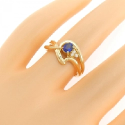 Nhẫn Sapphire K18YG 0.33CT - Hàng hiệu Chính hãng 853966