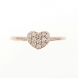 Nhẫn kim cương K10PG hình trái tim 668852