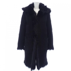 【Mã giảm giá】Miu Miu MIU MIU Áo khoác lông cừu