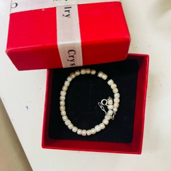 Vòng tay ngọc chai kèm hoa tai ngọc chai sang xinh xịn 528129
