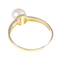 Nhẫn ngọc trai Akoya hình trái tim K18YG 7mm 671122